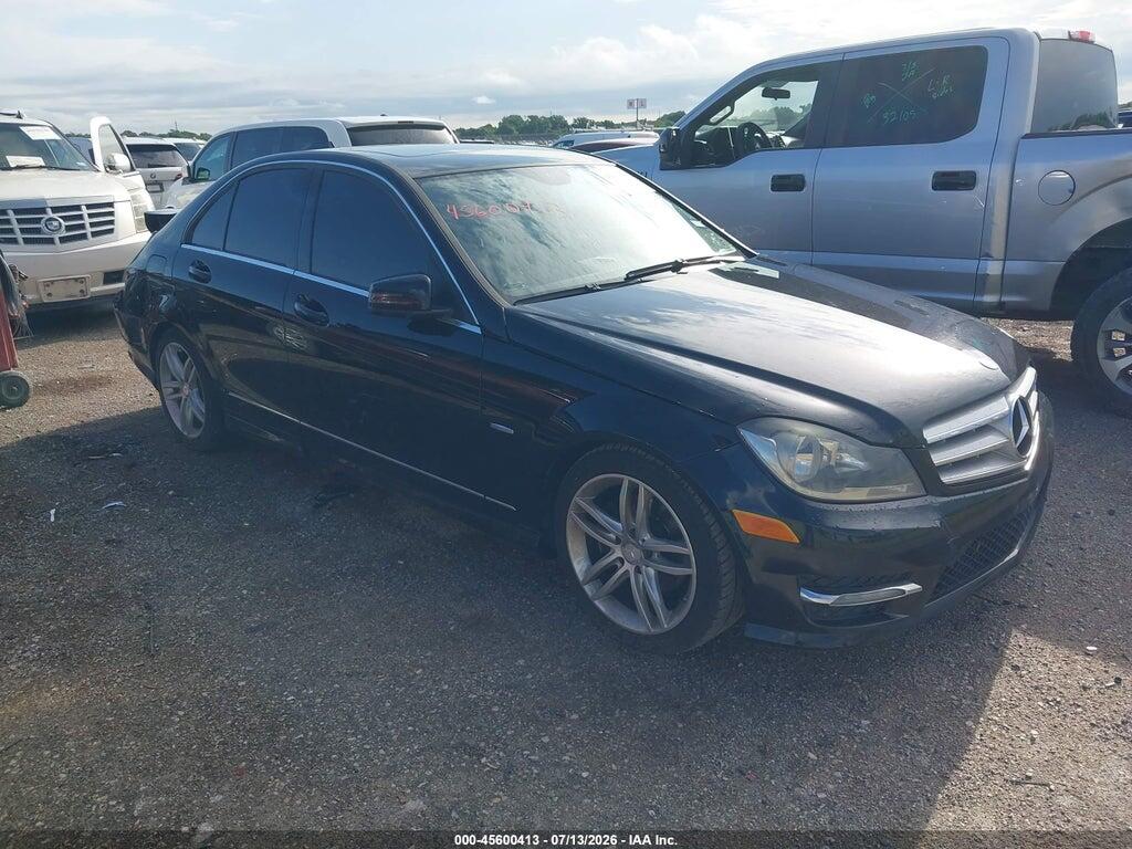 WDDGF4HB8CA609383 2012 MERCEDES-BENZ C 250 photo no. 1
