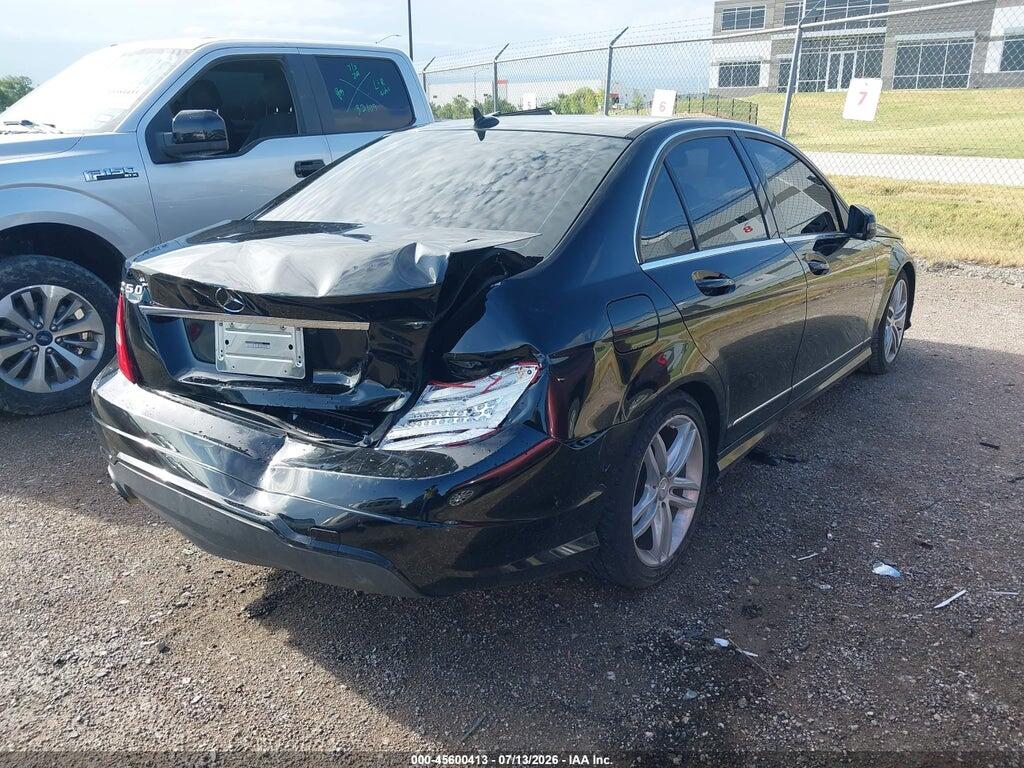 WDDGF4HB8CA609383 2012 MERCEDES-BENZ C 250 photo no. 4