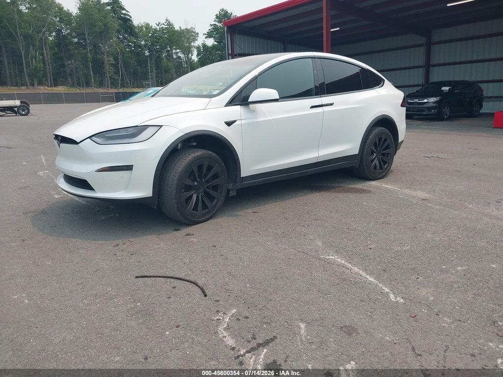 7SAXCBE67NF341258 2022 TESLA MODEL X photo no. 2
