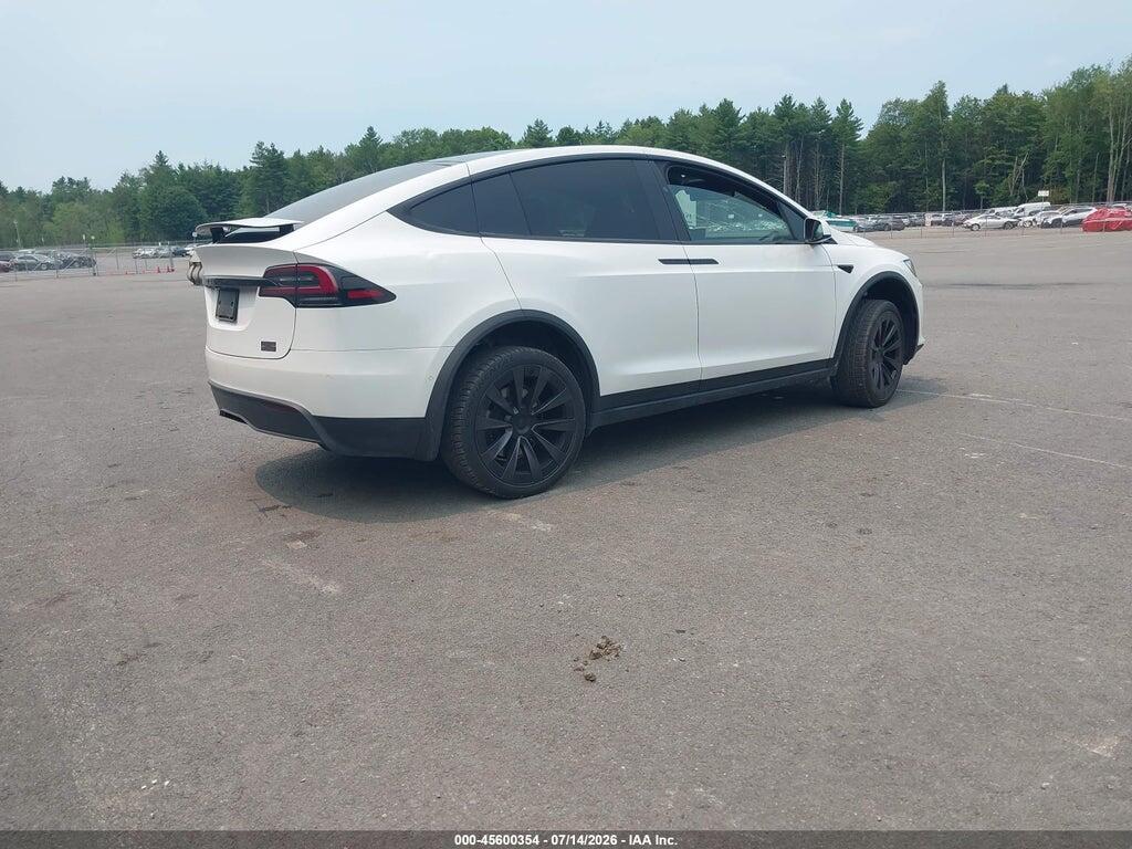 7SAXCBE67NF341258 2022 TESLA MODEL X photo no. 4