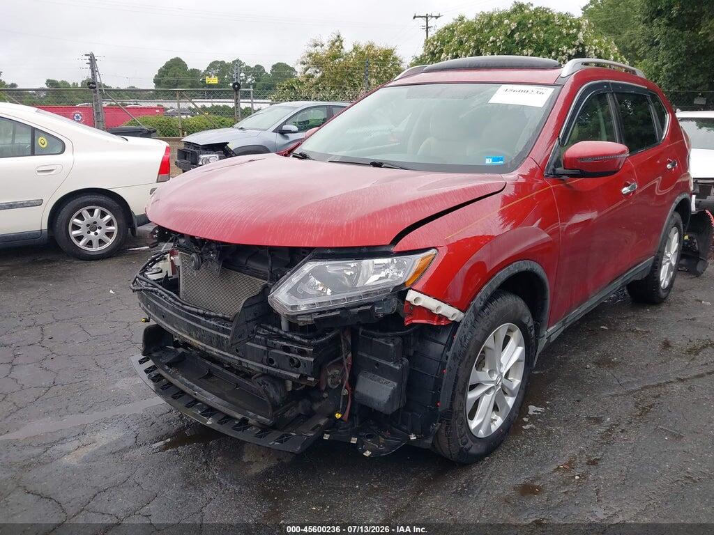 KNMAT2MV0GP663390 2016 NISSAN ROGUE photo no. 2
