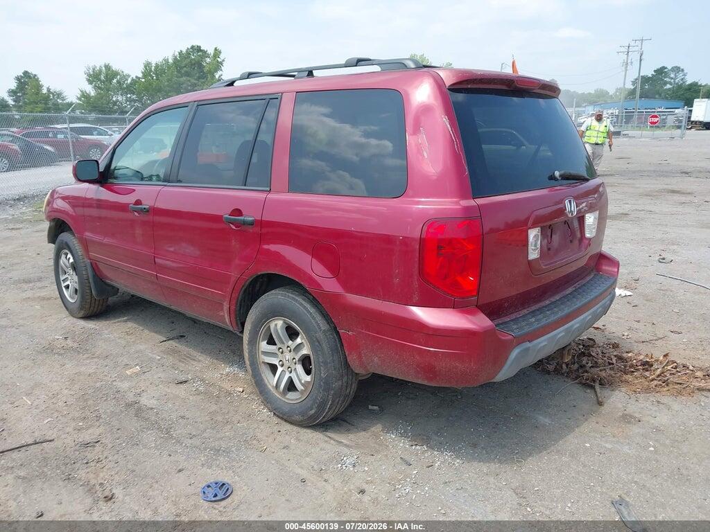 5FNYF18465B020048 2005 HONDA PILOT photo no. 3