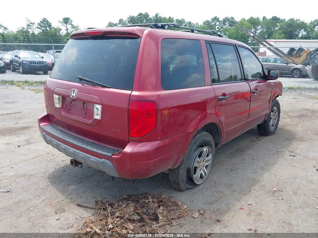 5FNYF18465B020048 2005 HONDA PILOT photo no. 4