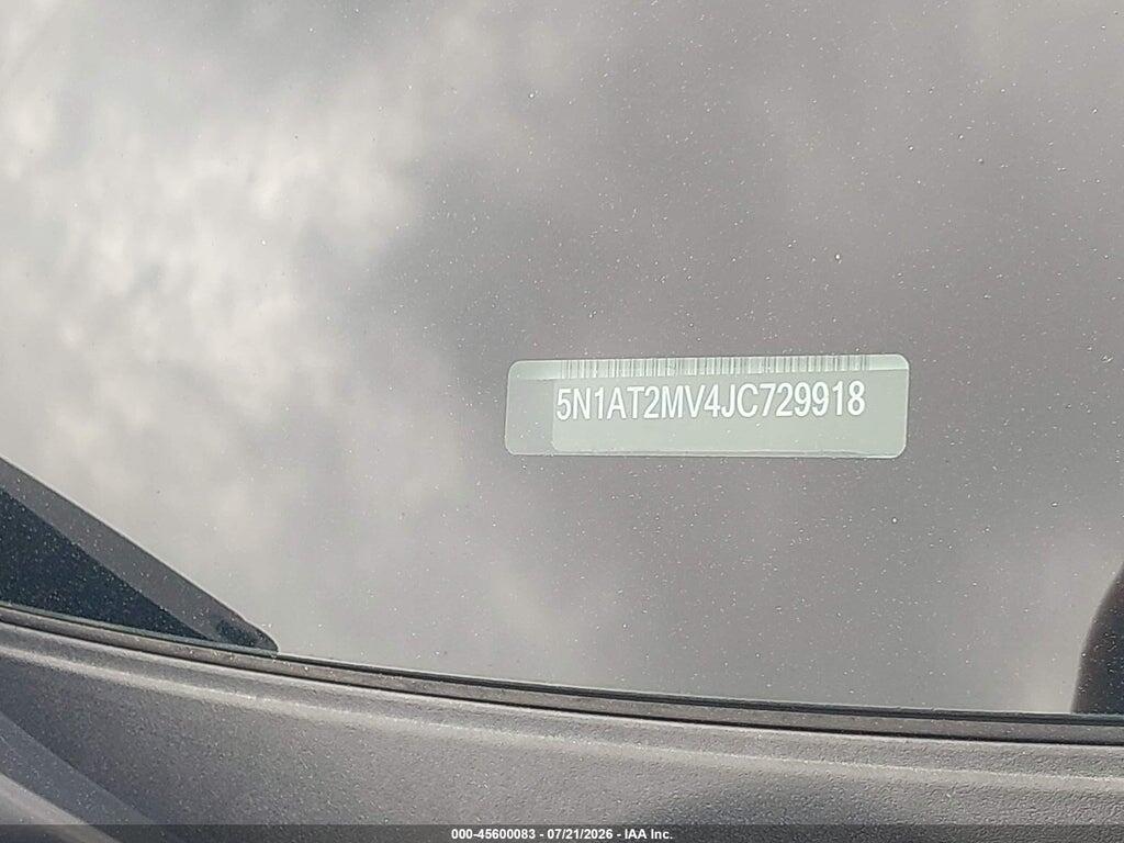 5N1AT2MV4JC729918 2018 NISSAN ROGUE photo no. 9