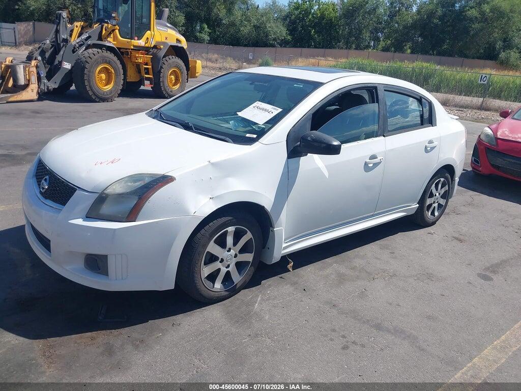 3N1AB6AP9CL630946 2012 NISSAN SENTRA photo no. 2