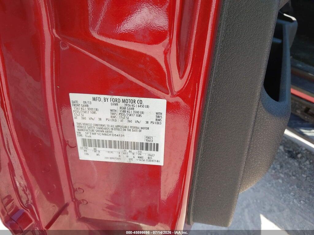 1FTMF1CM8DFD54131 2013 FORD F-150 photo no. 9