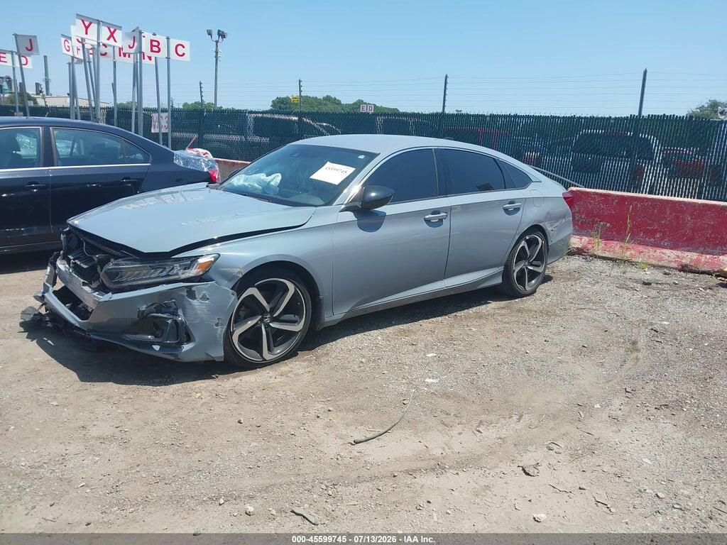 1HGCV1F37NA088652 2022 HONDA ACCORD photo no. 2