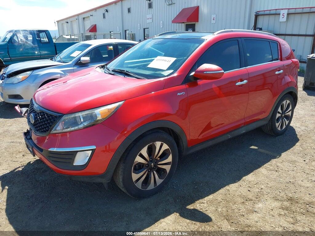 KNDPCCA67C7284989 2012 KIA SPORTAGE photo no. 2