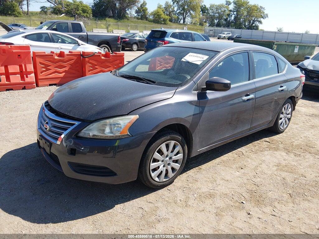 3N1AB7AP1EL669328 2014 NISSAN SENTRA photo no. 2