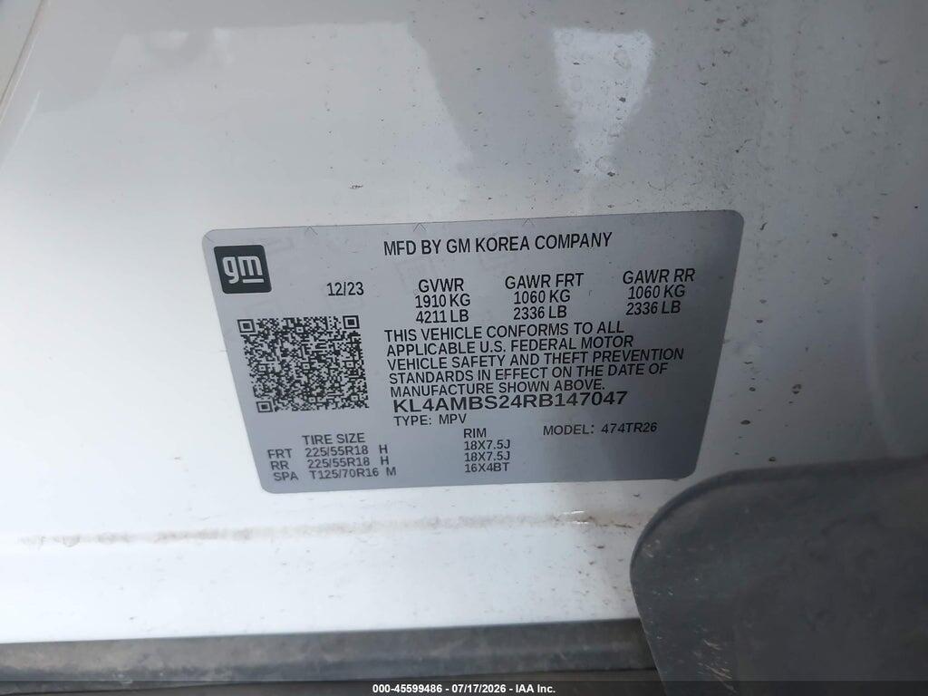 KL4AMBS24RB147047 2024 BUICK ENCORE GX photo no. 9