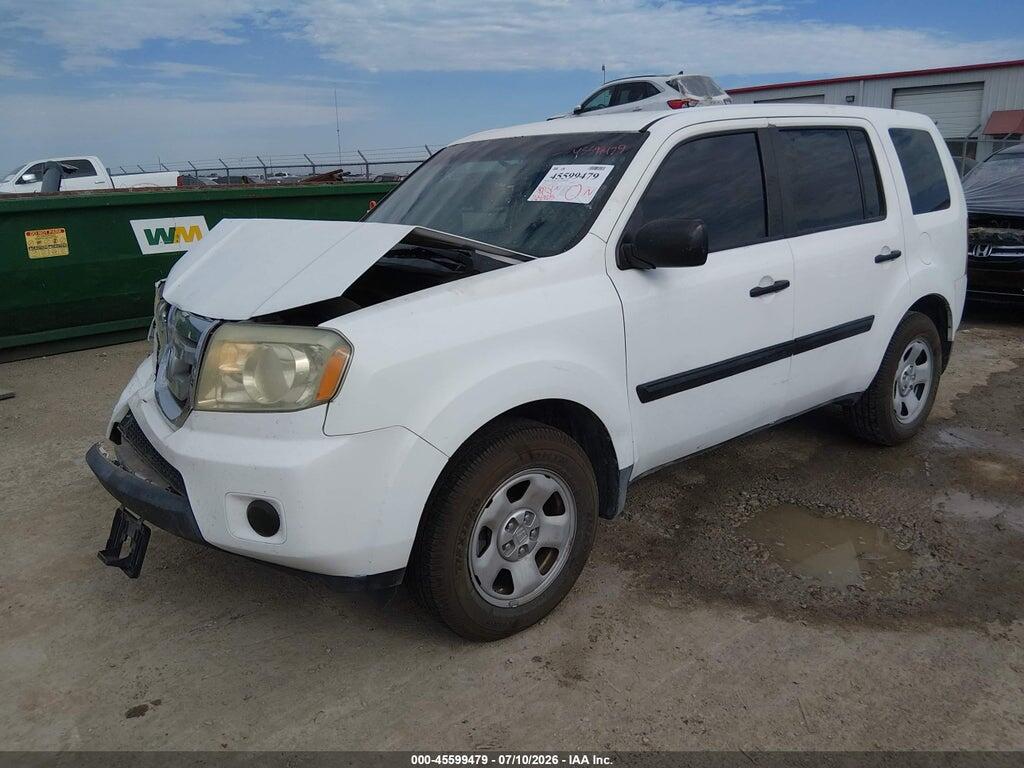 5FNYF3H25AB010793 2010 HONDA PILOT photo no. 2