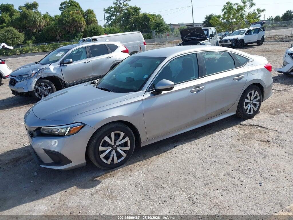 2HGFE2F26NH545446 2022 HONDA CIVIC photo no. 2