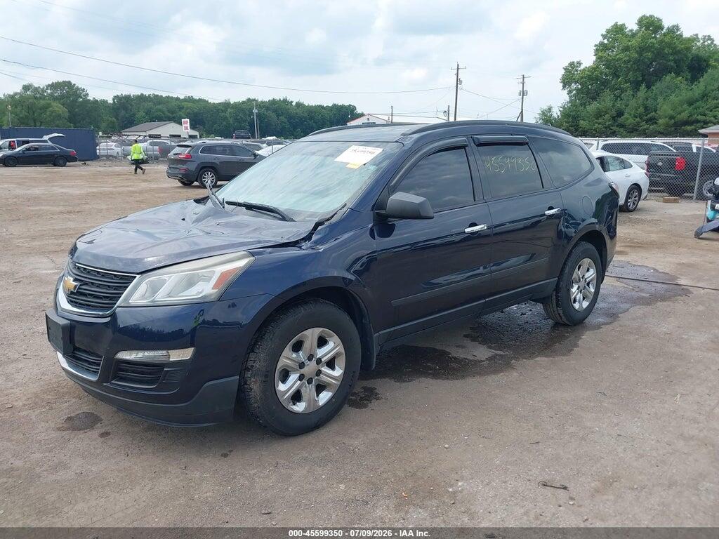 1GNKRFED9FJ182563 2015 CHEVROLET TRAVERSE photo no. 2