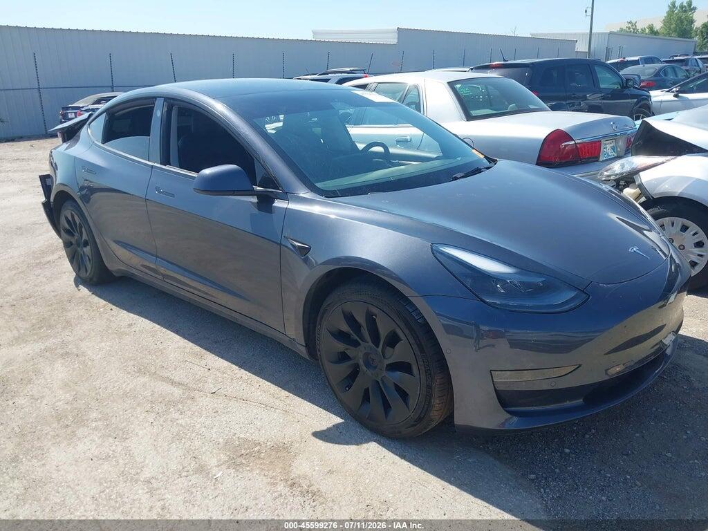 5YJ3E1EA5NF369726 2022 TESLA MODEL 3 photo no. 1