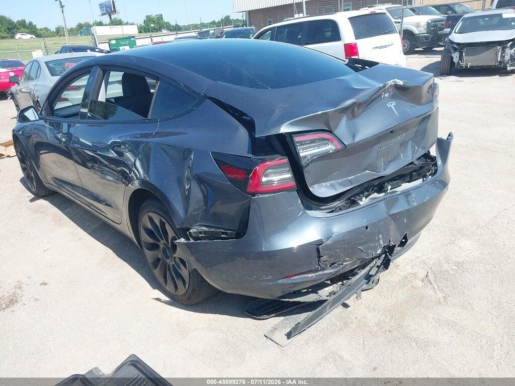 5YJ3E1EA5NF369726 2022 TESLA MODEL 3 photo no. 3