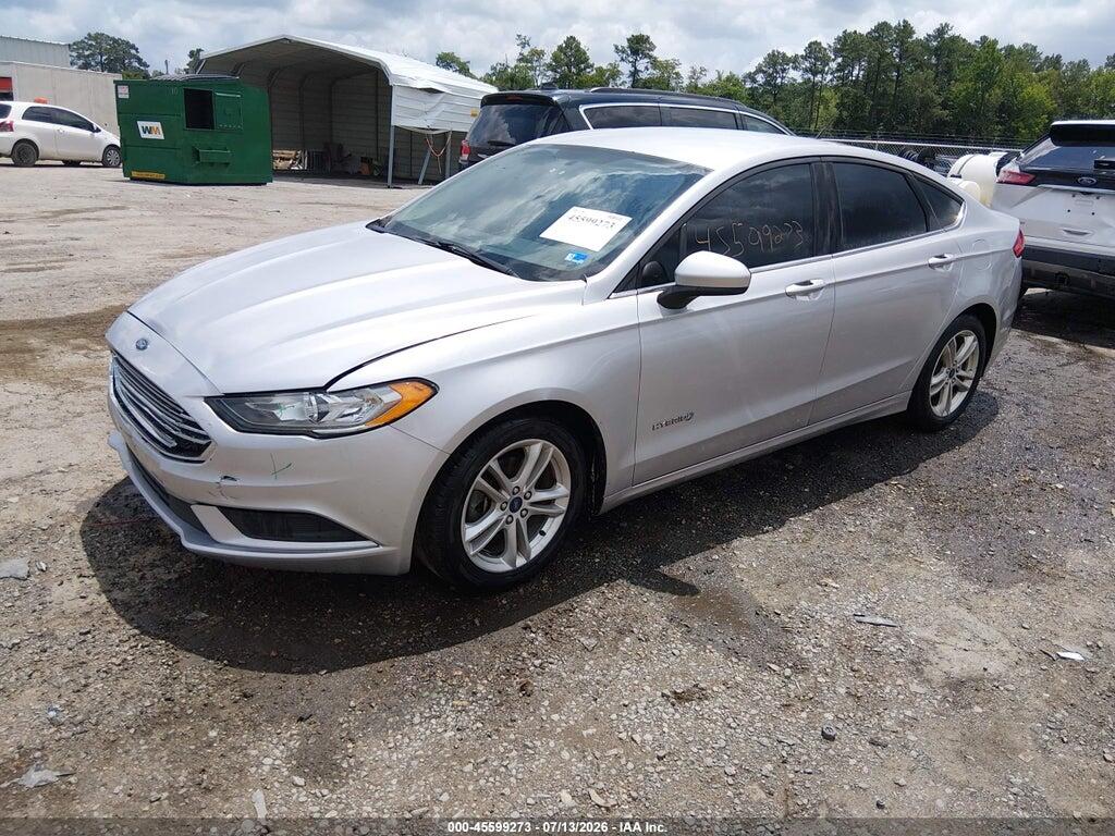3FA6P0LU1JR169133 2018 FORD FUSION HYBRID photo no. 2