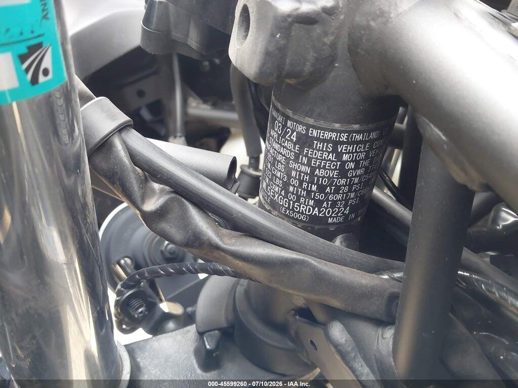 ML5EXGG15RDA20224 2024 KAWASAKI EX500 photo no. 10