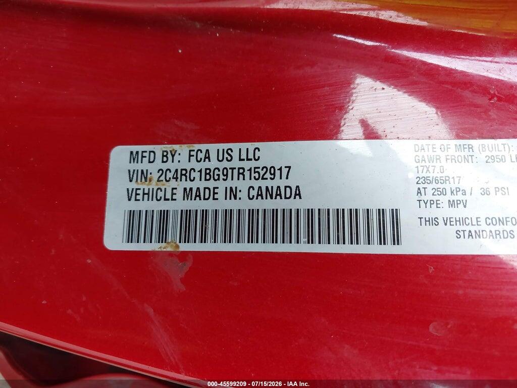 2C4RC1BG9TR152917 2026 CHRYSLER PACIFICA photo no. 9