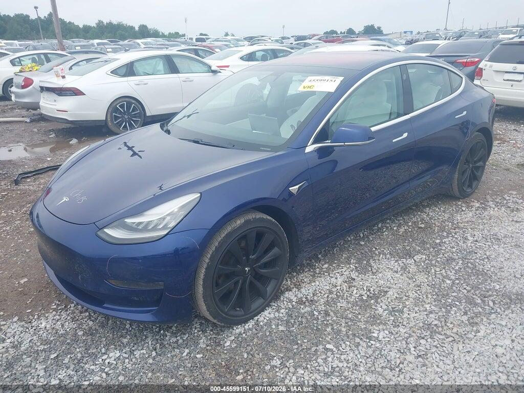5YJ3E1EB2JF056121 2018 TESLA MODEL 3 photo no. 2
