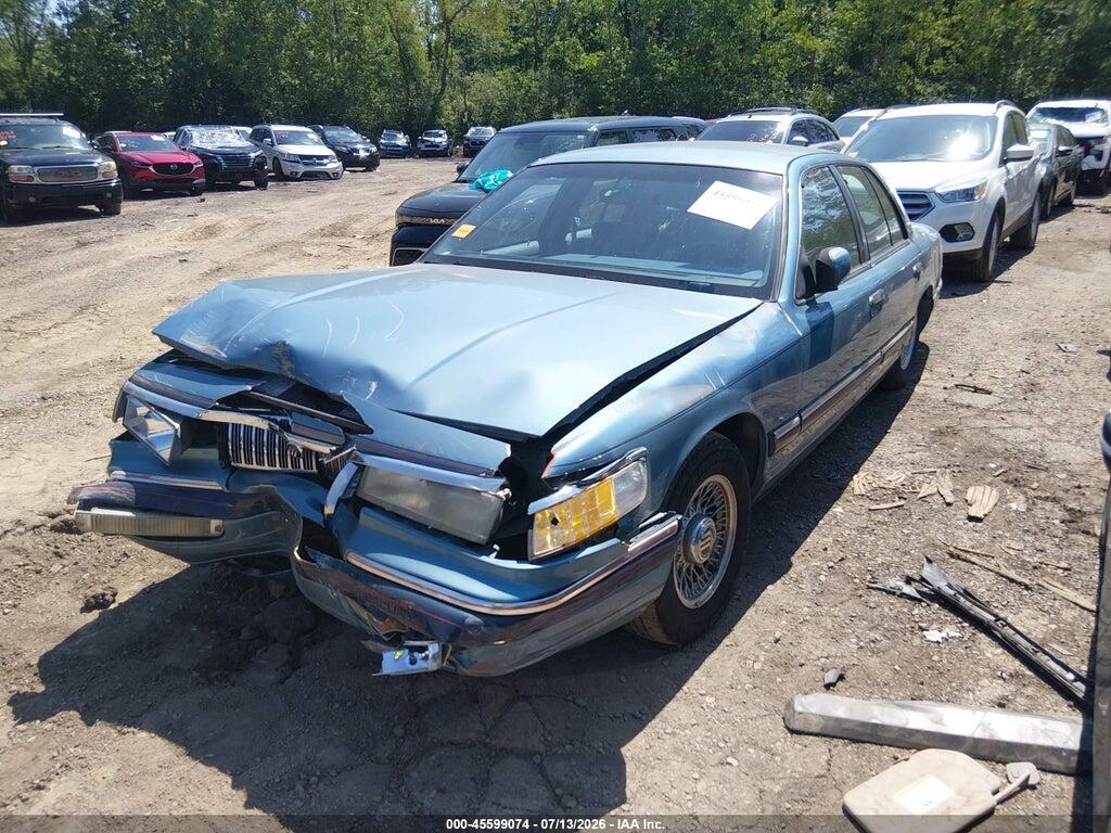 2MELM75WXPX675517 1993 MERCURY GRAND MARQUIS photo no. 2