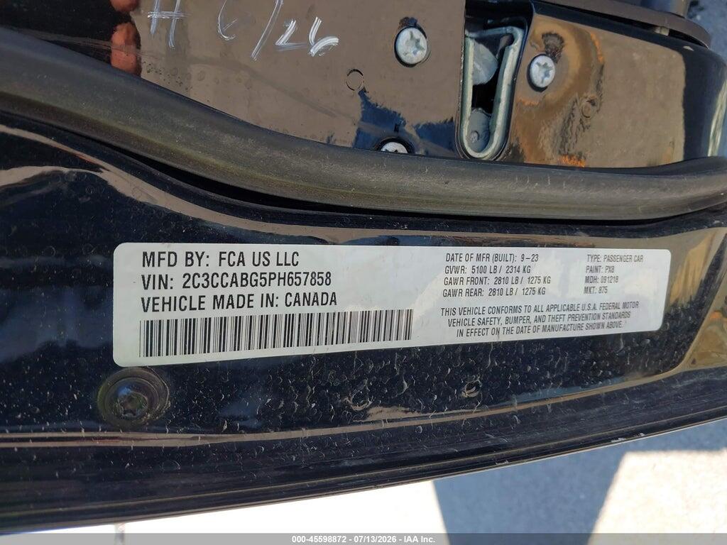 2C3CCABG5PH657858 2023 CHRYSLER 300 photo no. 9