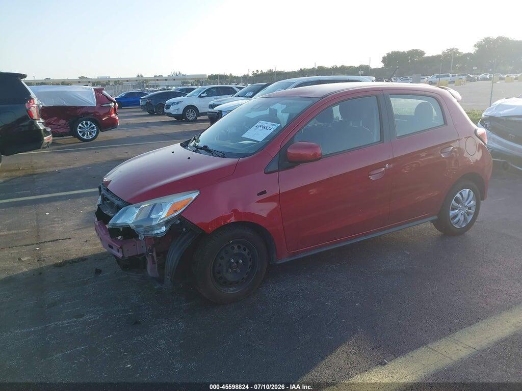 ML32AUHJ5MH003111 2021 MITSUBISHI MIRAGE photo no. 2