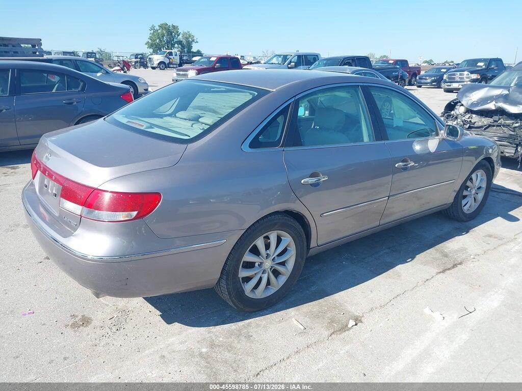 KMHFC46F96A060393 2006 HYUNDAI AZERA photo no. 4