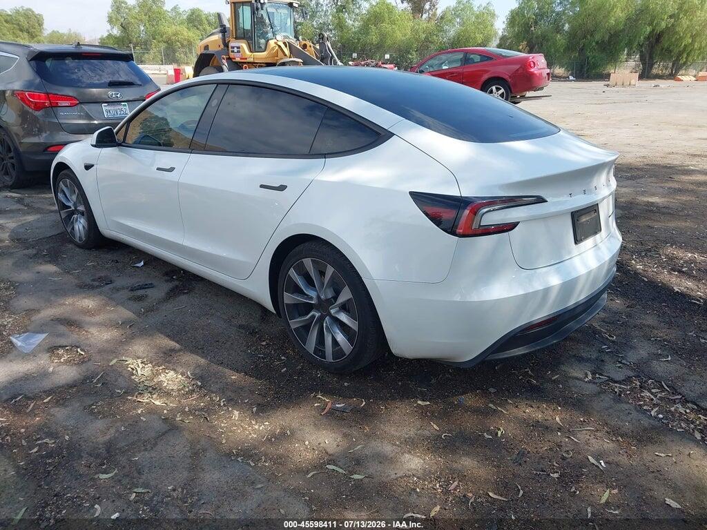 5YJ3E1EB5RF721623 2024 TESLA MODEL 3 photo no. 3