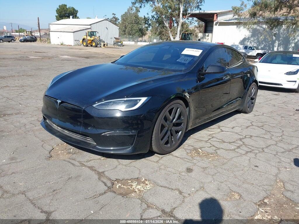 5YJSA1E59NF483478 2022 TESLA MODEL S photo no. 2