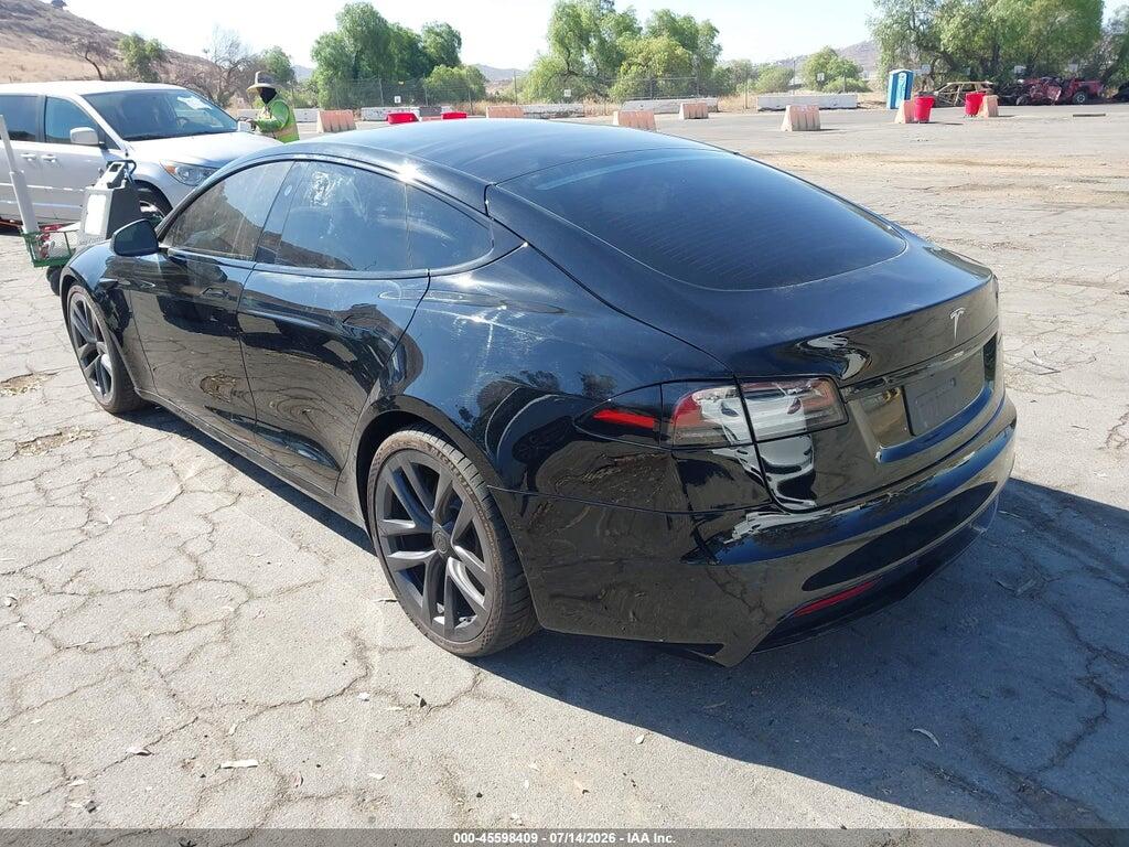 5YJSA1E59NF483478 2022 TESLA MODEL S photo no. 3