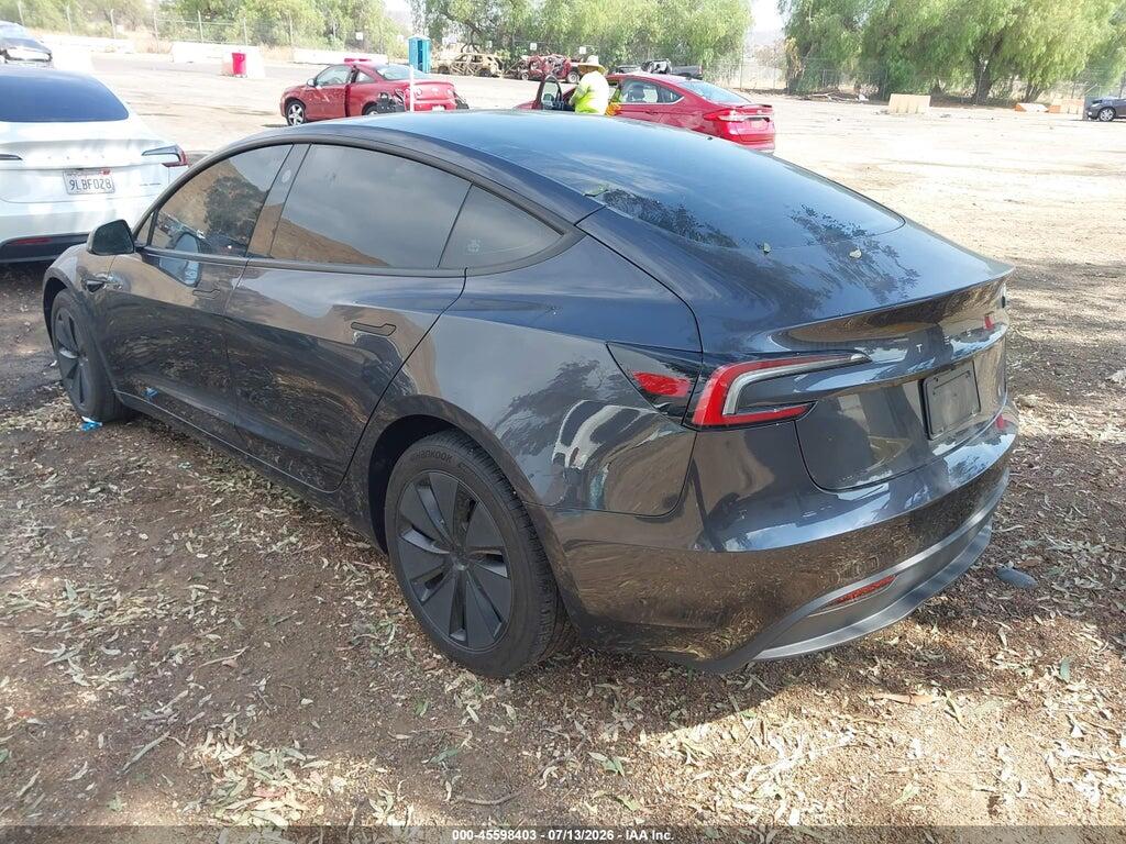 5YJ3E1EA7SF906382 2025 TESLA MODEL 3 photo no. 3