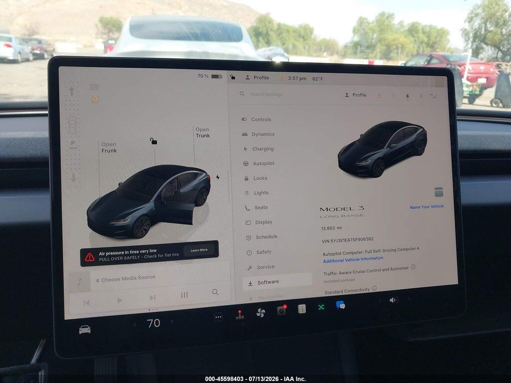 5YJ3E1EA7SF906382 2025 TESLA MODEL 3 photo no. 7