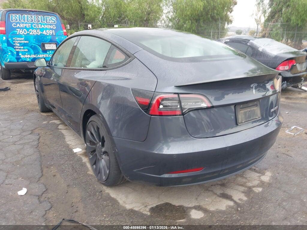 5YJ3E1EC1NF297666 2022 TESLA MODEL 3 photo no. 3