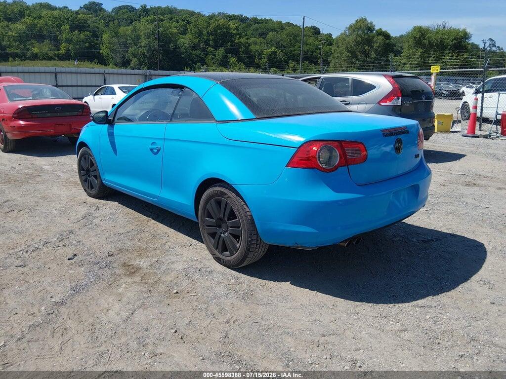 WVWAA71F39V015296 2009 VOLKSWAGEN EOS photo no. 3