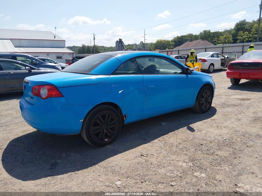 WVWAA71F39V015296 2009 VOLKSWAGEN EOS photo no. 4