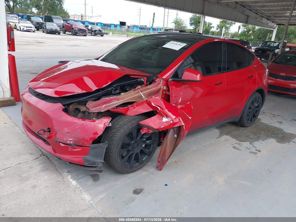 7SAYGAEEXPF668153 2023 TESLA MODEL Y photo no. 2