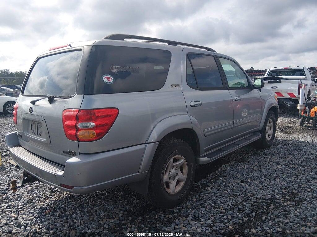 5TDZT34A32S132950 2002 TOYOTA SEQUOIA photo no. 4