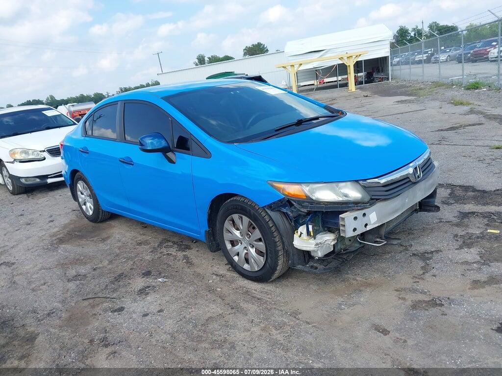 19XFB2F55CE060774 2012 HONDA CIVIC photo no. 1