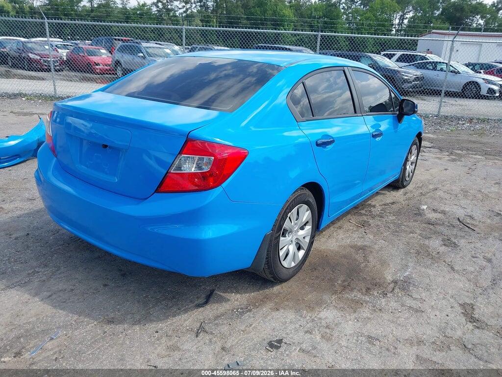 19XFB2F55CE060774 2012 HONDA CIVIC photo no. 4