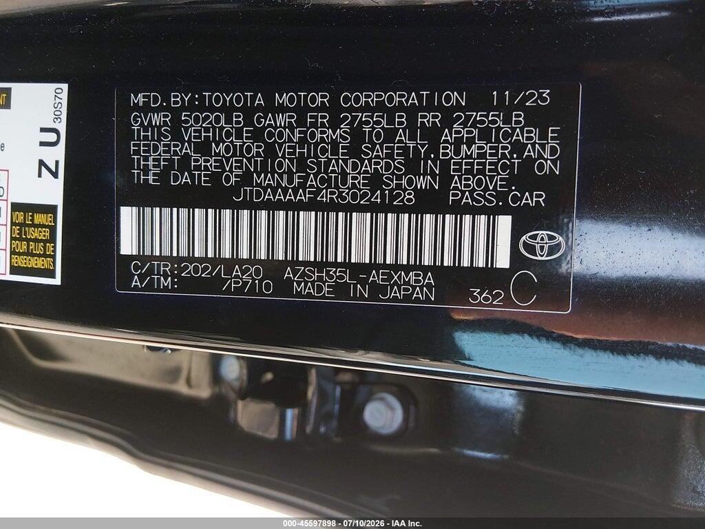 JTDAAAAF4R3024128 2024 TOYOTA CROWN photo no. 9