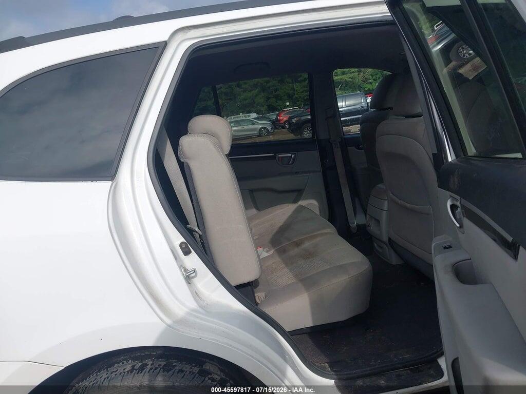 5NMSG13DX9H277468 2009 HYUNDAI SANTA FE photo no. 8