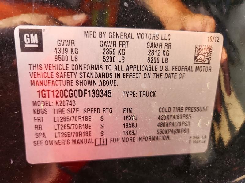2013 GMC SIERRA K2500 SLE — Фото 12 из 12
