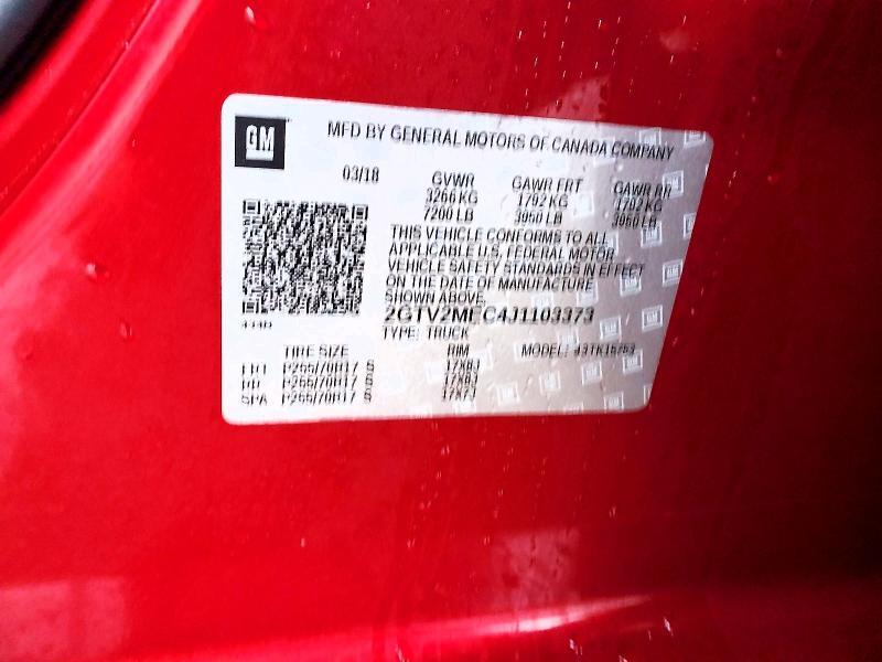 2018 GMC SIERRA K1500 SLE — Фото 12 из 12