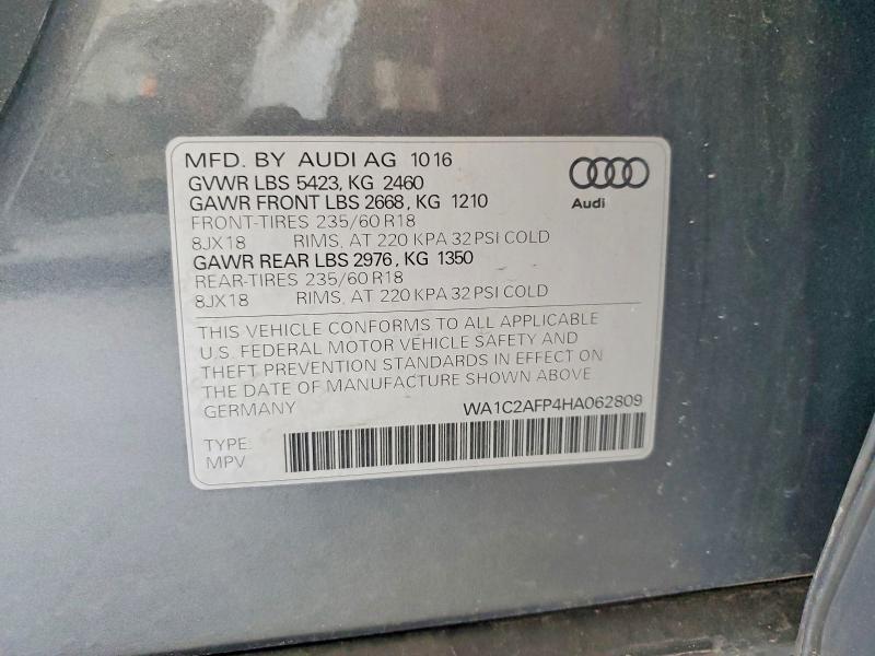 2017 AUDI Q5 PREMIUM — Фото 13 из 13