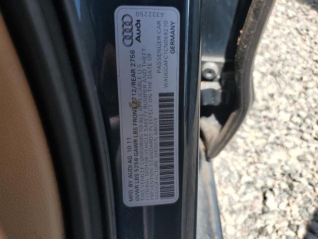 2012 AUDI A6 PREMIUM PLUS — Фото 12 из 12