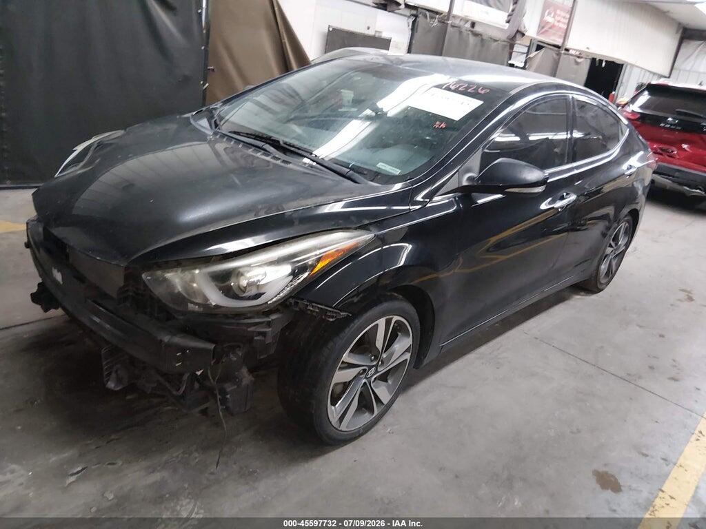 KMHDH4AE9EU076226 2014 HYUNDAI ELANTRA photo no. 2