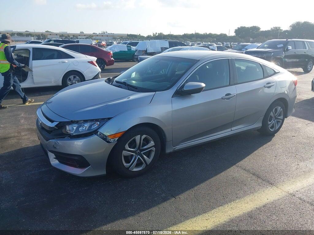 19XFC2F54GE016297 2016 HONDA CIVIC photo no. 2