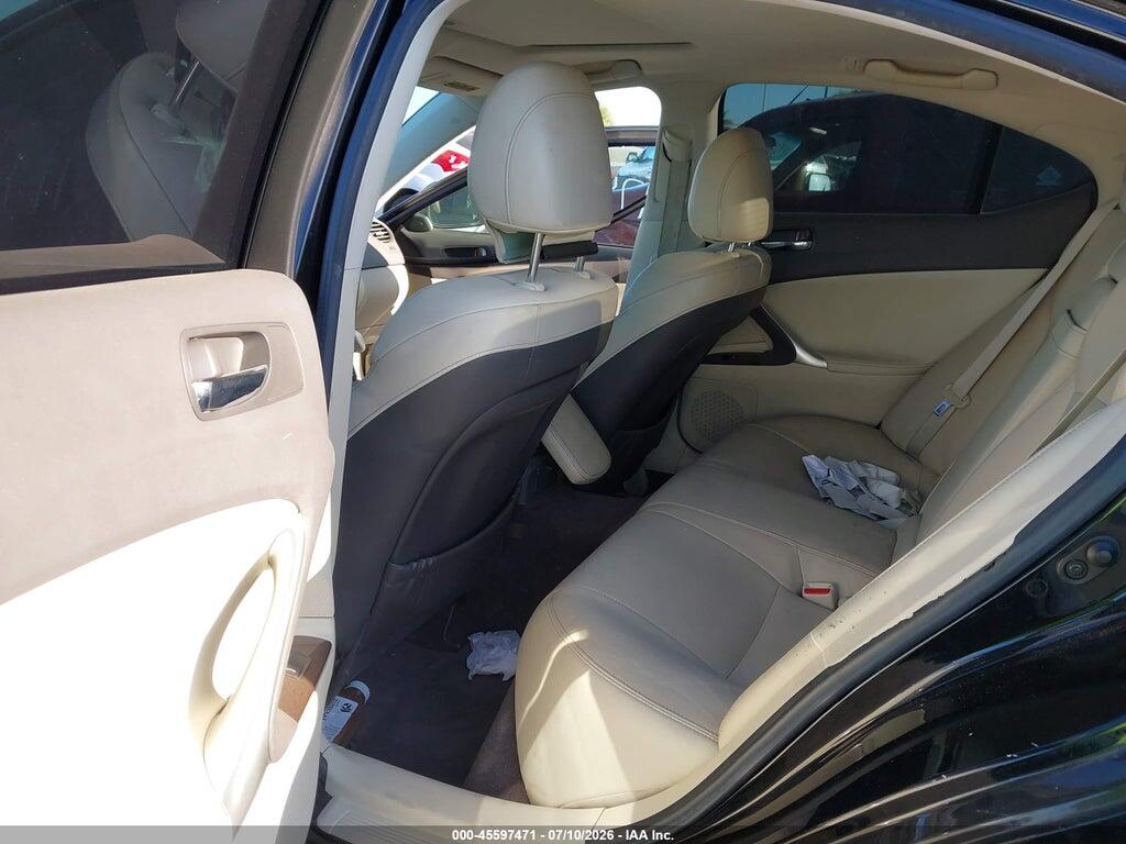 JTHBF5C20A5110423 2010 LEXUS IS 250 photo no. 8
