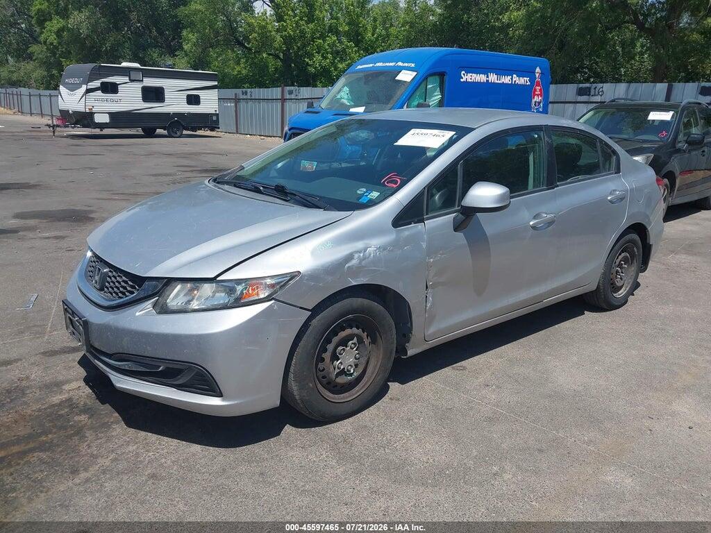 2HGFB2F5XDH590276 2013 HONDA CIVIC photo no. 2