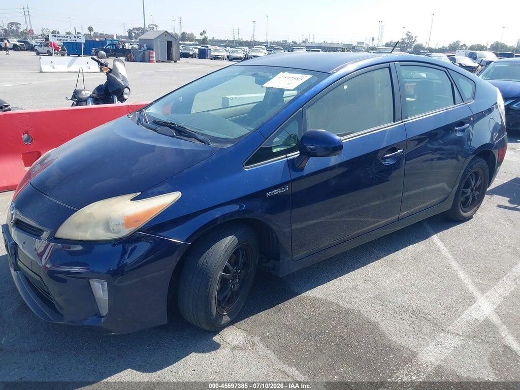 JTDKN3DU3C1511919 2012 TOYOTA PRIUS photo no. 2